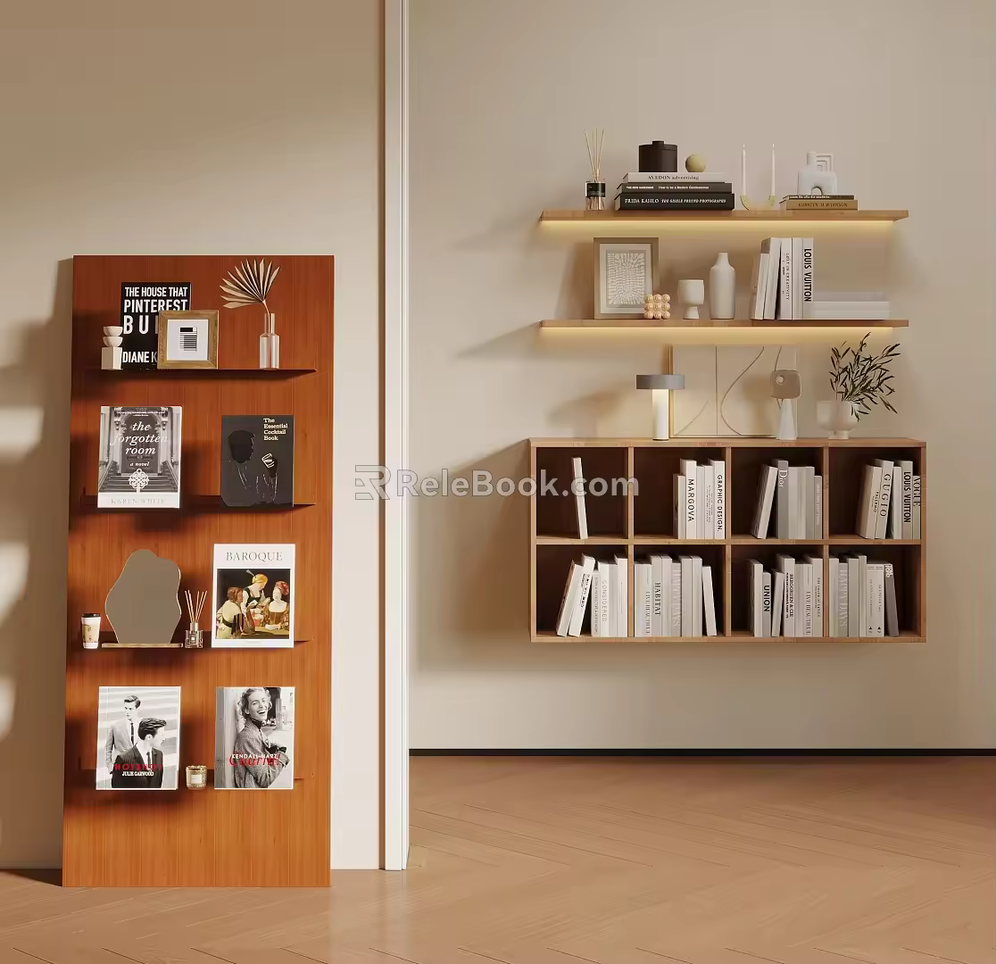 Bookshelf 3d model