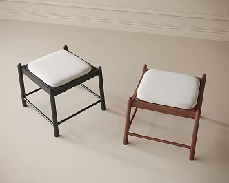 Modern Stool Shoe Changing Stool Dressing Stool 3d model