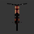 Red NORCO Mountain Bike With Full Suspension Frame And Off Road Tires