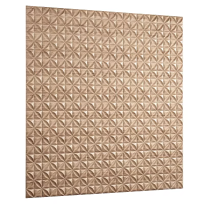 Textured Decorative Panel With Geometric Patterns 3d model