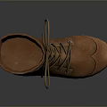 Comfortable Brown Leather Lace up Boots With Red Sole For Daily Use