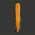 Circular Orange Daily Use Product with Bear Figure Green Bow and NINI DA BEAR Design