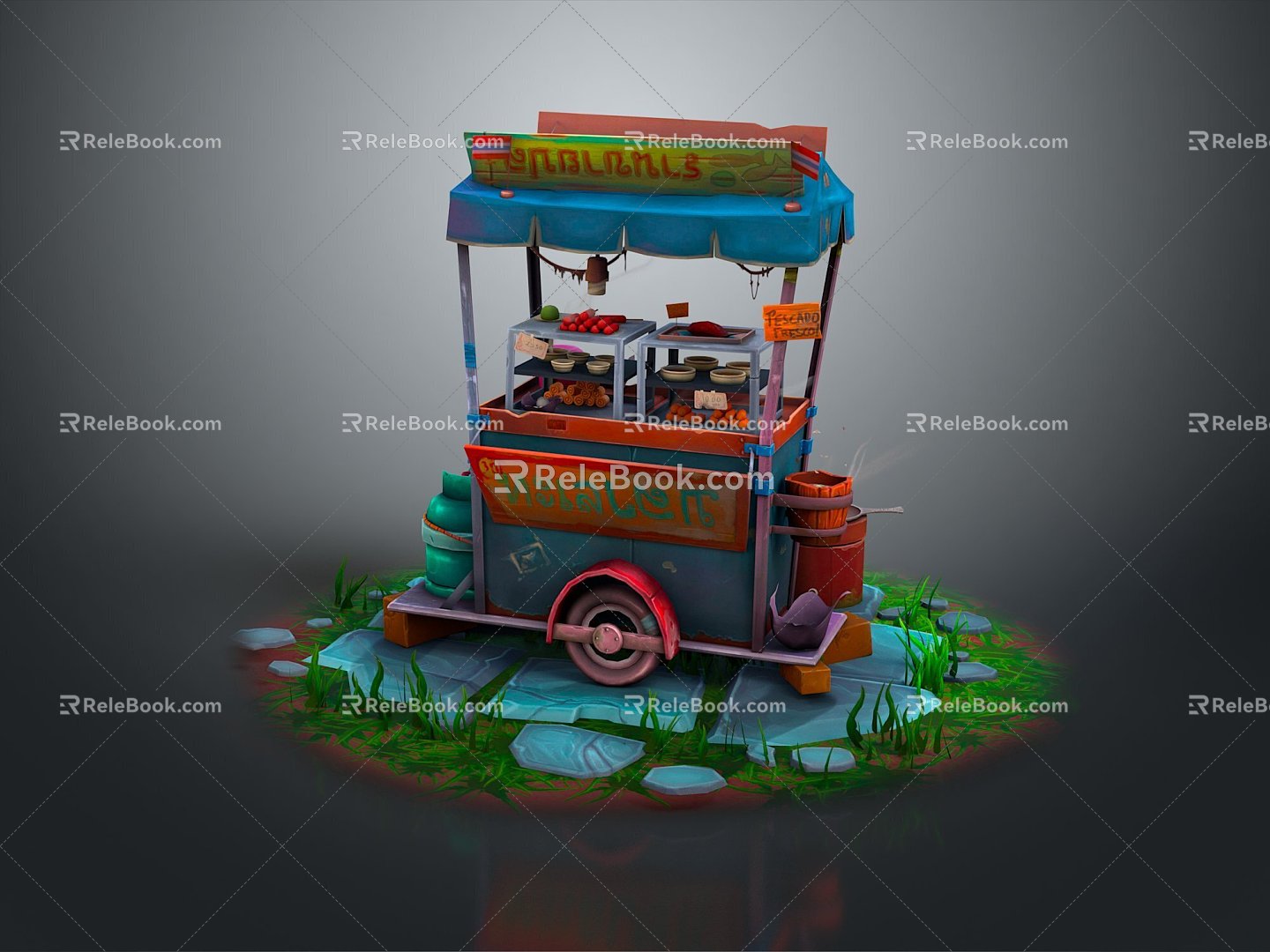 Food Truck Food Vending Vehicle Mobile Food Truck Mobile Vendor Mobile Vendor Mobile Vendor Car Dining Car Mobile Dining Car 3d model