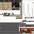 Bright Modern Book Art Store Interior Featuring Bookshelves Display Tables And Ceiling Design