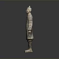 Ancient Terracotta Warrior Sculpture Detailed Handcrafted Historical Carving Artwork With Traditional Chinese Craftsmanship