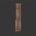 Modern Wooden Bookcase With Glass Doors X Shaped Panels And Open Shelves