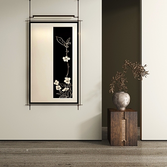 New Chinese Decorative Painting 3d model