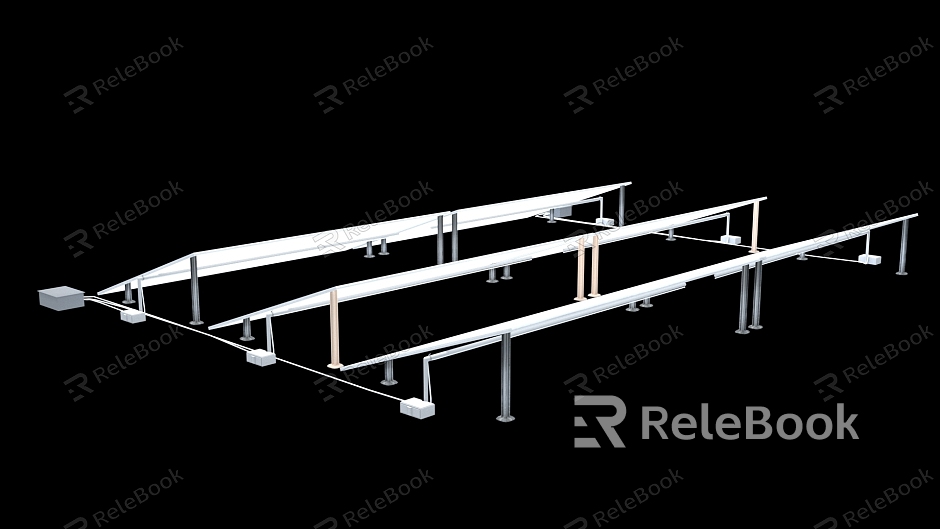 Smoke window antenna exhaust hole machine room model