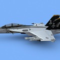 Fighter Super Hornet FA18ef Jet Fighter 3d model