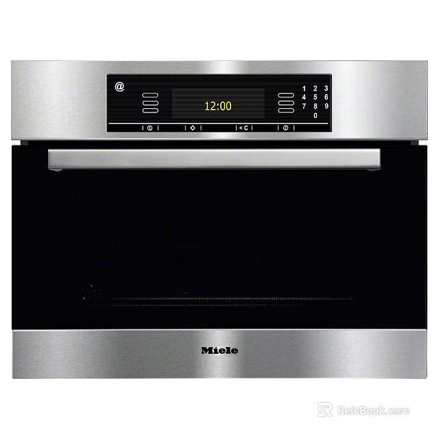 Miele Built in Oven with Stainless Steel Finish and Digital 3d model 