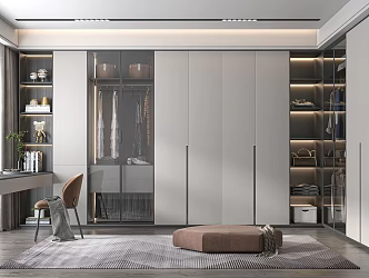 Modern Cloakroom 3d model