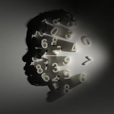 Modern wall decoration digital art 3d model