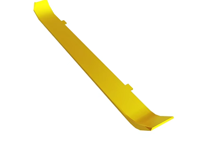 Yellow Long Strip Component For Industrial Machinery And Construction Use 3d model