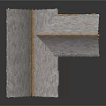 Traditional Stone Building With Gray Slate Roof And Wooden Support Beams