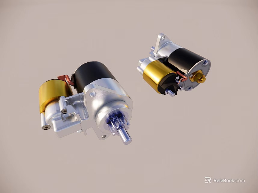 High Performance Precision Engineered Industrial Equipment Electric Motors For Mechanical Industry 3d model 
