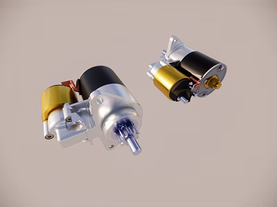 High Performance Precision Engineered Industrial Equipment Electric Motors For Mechanical Industry 3d model