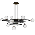 Modern chandelier 3d model