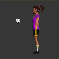 Soccer Equipment With Black And White Soccer Ball For Sports Training