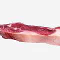 Fresh Raw Red Meat With White Fat Marbling And Juicy Texture