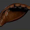 High Quality Brown Leather Baseball Glove With Stitched Details And Comfortable Design