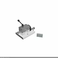 Precision Mechanical Equipment With Square Base Black Handle And Metal Shaft Components