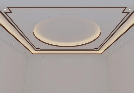 New Chinese ceiling 3d model