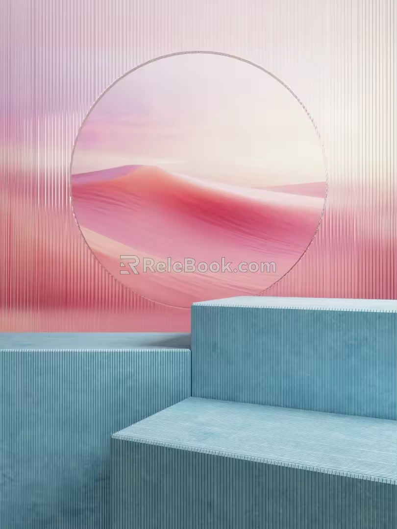 Still Life Display Stand E-commerce Products Booth E-commerce Meichen 3d model