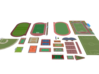 Modern Stadium 3d model