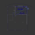 Modern Exhibition Space Interior Design With Display Screens Conference Furniture And Lighting