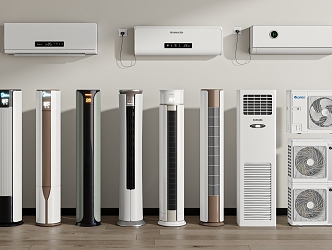 Air conditioning combination 3d model