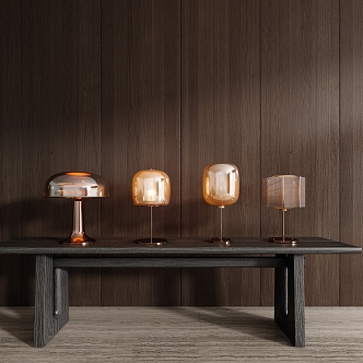 Light Luxury Table Lamp 3d model