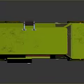 minibus minivan driverless bus school bus van box car 3d model