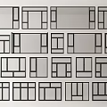 Windows casement windows doors and windows floor-to-ceiling windows bay windows balcony windows 3d model