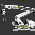 Robot Arm Mechanical Arm Robot Arm Robot Head Robot Parts Robot Hand Manipulator 3d model