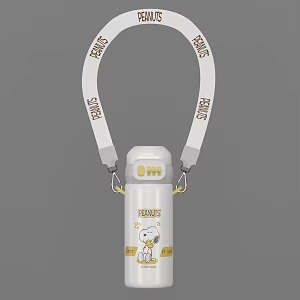 Password thermos cup 3d model
