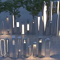Modern Outdoor Lights With Various Styles For Courtyard And Plaza Spaces
