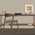 modern desk chair 3d model