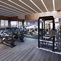 Workwear space Sports space Gym 3d model
