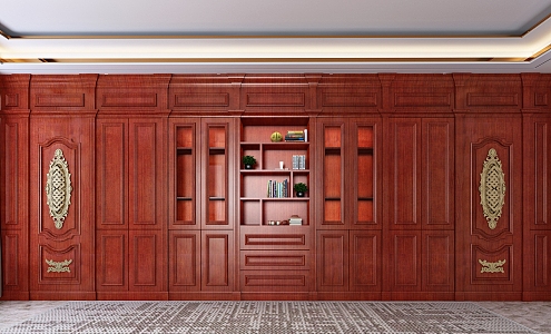 Classic European-style cabinet 3d model