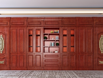 Classic European-style cabinet 3d model