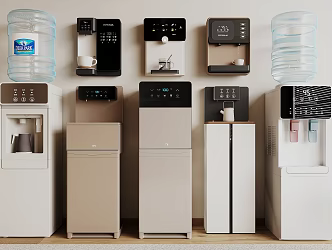 modern water dispenser 3d model