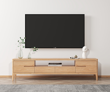 Nordic TV cabinet 3d model