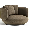 Gray Upholstered Accent Chair With Armrests Cushions Modern Design And Multiple Color Options