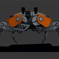 Modern Robot Mechanical Crab Machine Crab Robot 3d model
