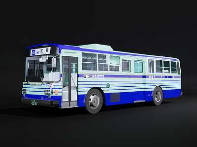 Bus Japan Bus 3d model