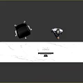 Modern Office Furniture Desk With White Marble Top Curved Design And Chair Setup
