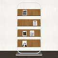 Bookshelf Storage Rack 3d model