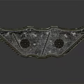 Vintage Ornate Stringed Musical Instrument With Intricate Carved Patterns And Elegant Leg Design