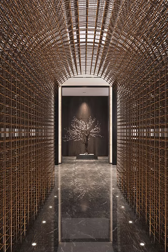 Light Luxury Away Entrance Away 3d model