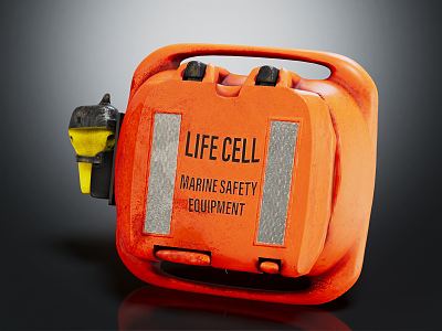 modern first aid kit life support device life support equipment 3d model